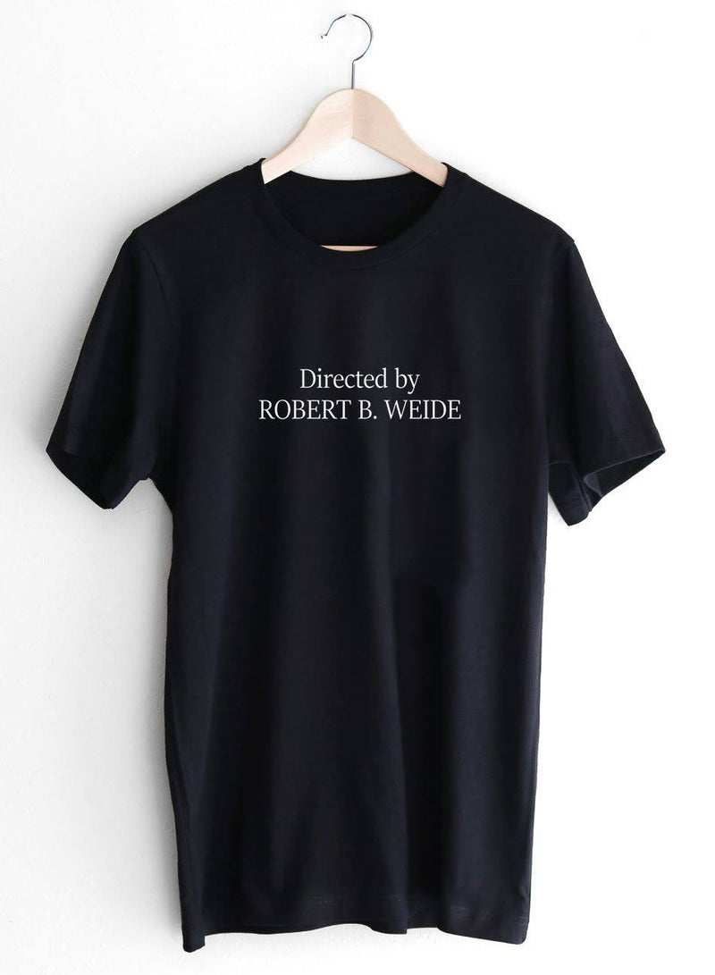 Black Men’s and Women’s T-shirt "Directed by Robert B. Weide" by Bandaat Store – Stylish & Iconic  - Image 1