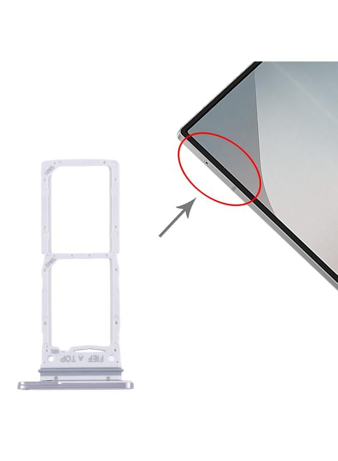 erorex For Samsung Galaxy Z Fold6 SM-F956B Original SIM Card Tray + SIM Card Tray (Silver) - Image 4