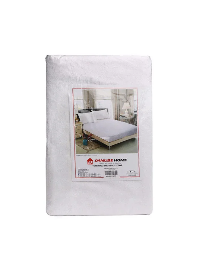 DANUBE HOME Terry Twin Size Mattress Protector