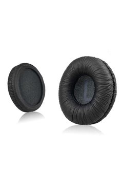 Universal Replacement Ear Pads for Sony MDR-ZX110/MDR-ZX330BT/V150/WH-CH500; JBL Tune 600bt/T500BT/T450BT &Many Other 70MM Round On-Ear Headphones(List Inside), Black, 1 Pair, Left and Right
