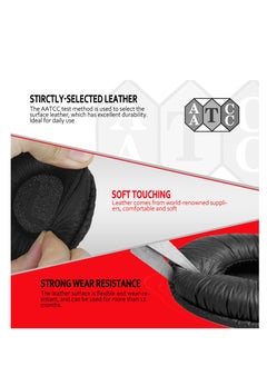KASTWAVE Universal Replacement Ear Pads for Sony MDR-ZX110/MDR-ZX330BT/V150/WH-CH500; JBL Tune 600bt/T500BT/T450BT &Many Other 70MM Round On-Ear Headphones(List Inside), Black, 1 Pair, Left and Right  - Image 4
