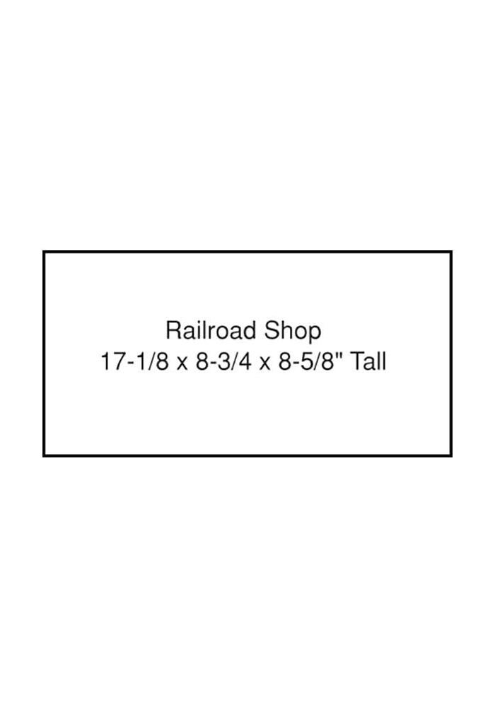 Cornerstone Walthers HO Scale Rail Shops Series 174 Railroad Shop Kit - 17-1/8 x 8-3/4 x 8-5/8 inches, Grey - Image 3