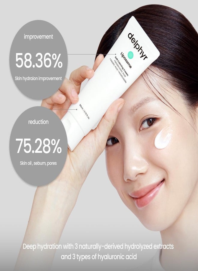 delphyr Liposome Soft Calming Cream, Centella Asiatica TECA Moisturizer for Sensitive Skin, Skin Protection and Soother, Korean Skincare for Trouble Care (2.70 fl. oz, 80ml) - Image 5