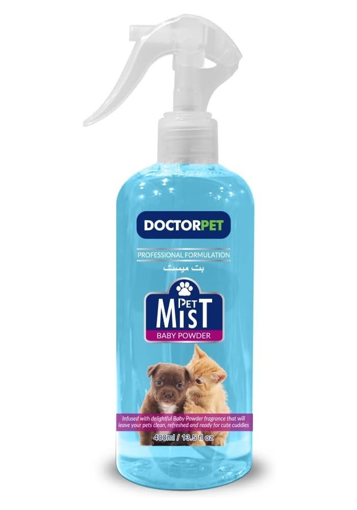 DoctorPet Doctor Pet Baby Powder Fragrance Mist Cologne 400ML - Image 1