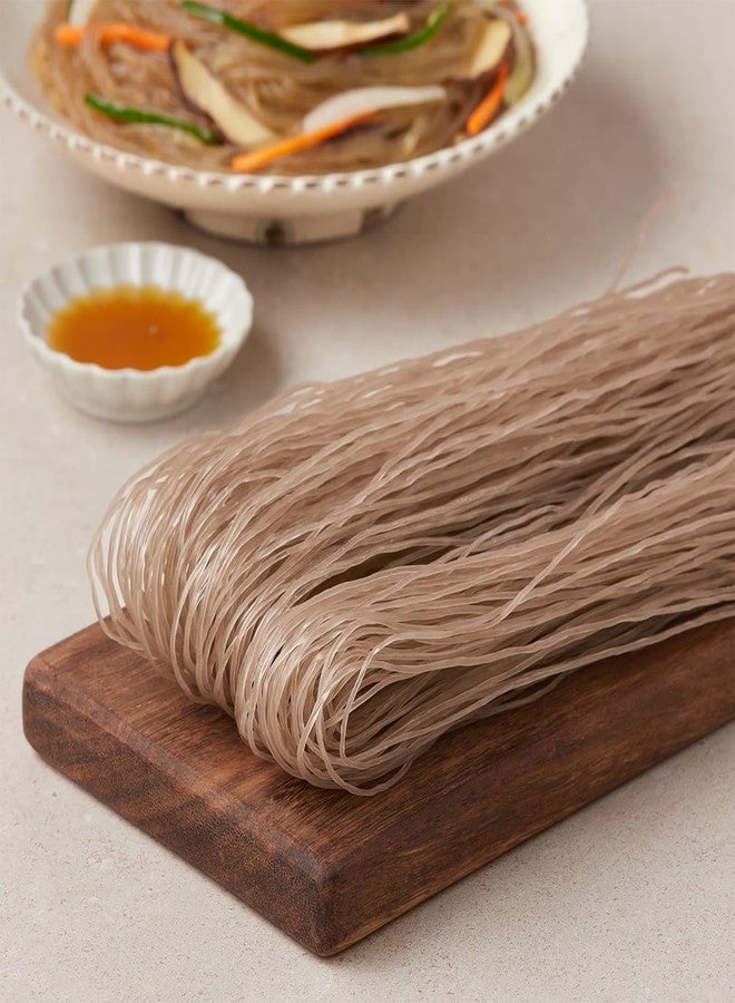 LENITH Sweet Potato Glass Noodles, Dangmyun, Korean Vermicelli Pasta For K-Food Japchae 17.63 oz (500g)_1 Pack - Image 4