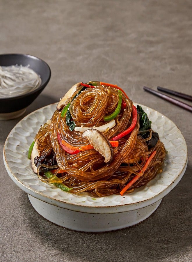 LENITH Sweet Potato Glass Noodles, Dangmyun, Korean Vermicelli Pasta For K-Food Japchae 17.63 oz (500g)_1 Pack - Image 5