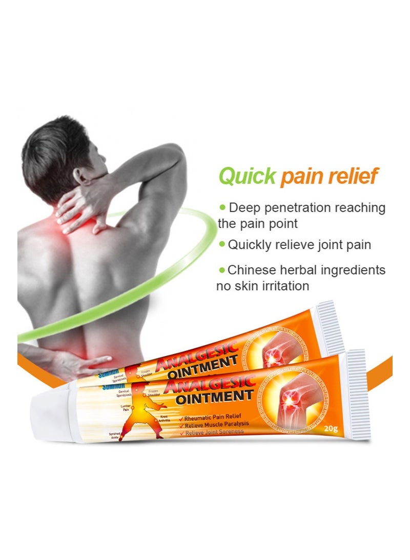 سوميفون قطعتان من مرهم مسكن للألم، لتخفيف سريع لآلام التهاب المفاصل، وآلام العضلات، والإصابات الرياضية، وتدليك الالتواء (20 جم + 20 جم) - Image 2