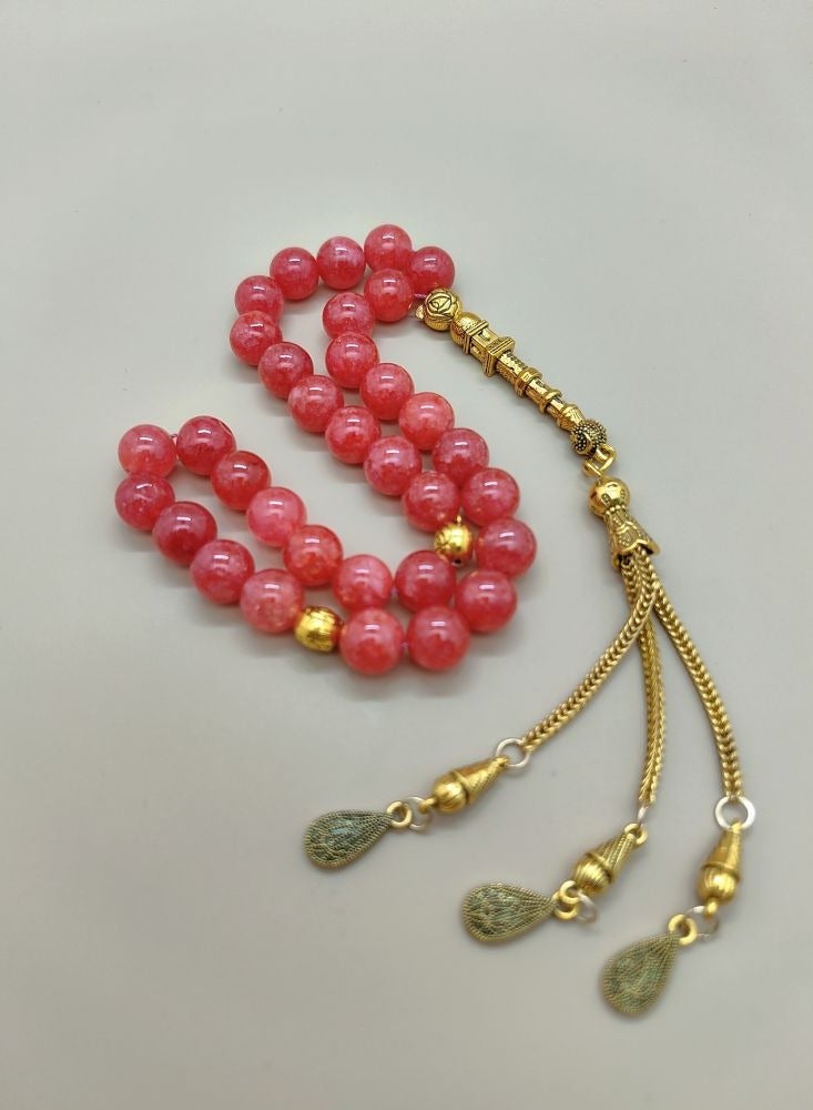 MAJOOD 33 Natural Tourmaline Prayer Beads/Tasbih/10mm - Image 5