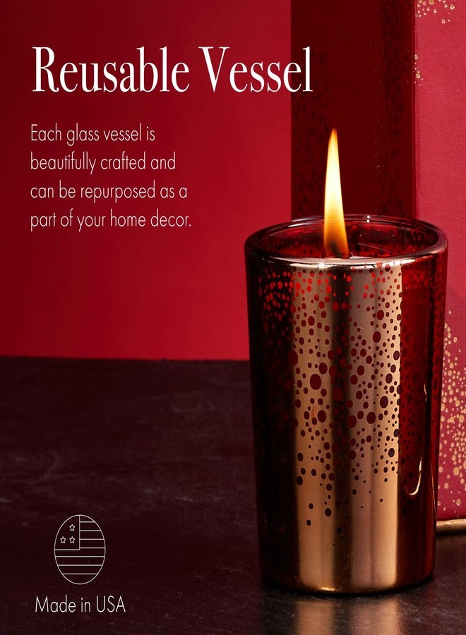 LAFCO New York Holiday Votive Candle, Absinthe Plum - 1.9 oz - 20-Hour Burn Time - Reusable, Decorative Glass Vessel - Made in The USA - Image 5