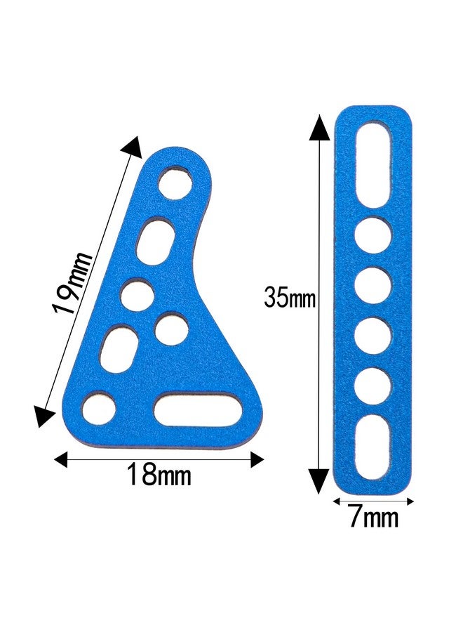 Vgoohobby 1Set Metal Double Shock Absorbers Bracket Damper Mount Stand Compatible With Axial Scx10 Trx4 Trx6 D90 90046 90047 1/8 1/10 Rc Crawler Car (Blue) - Image 5