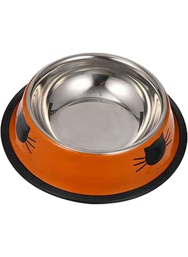 Stainless Steel Pet Food Water Bowl with Anti Skid Base Thickened for Cats and Dogs - Image 1