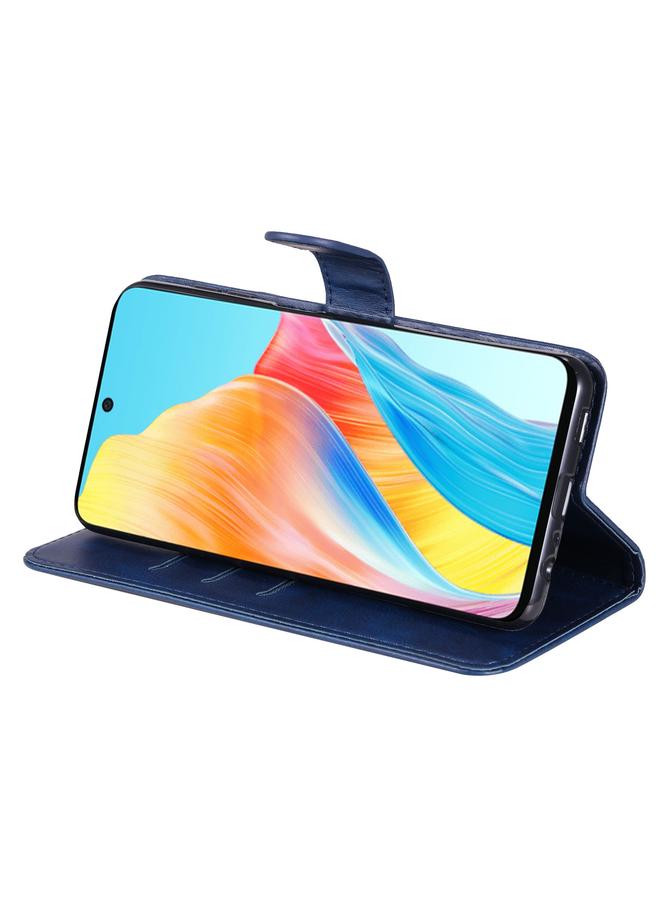 S-TOP Case For OPPO A58 4G Fashion Calf Texture Zipper Leather Phone Case - Image 5