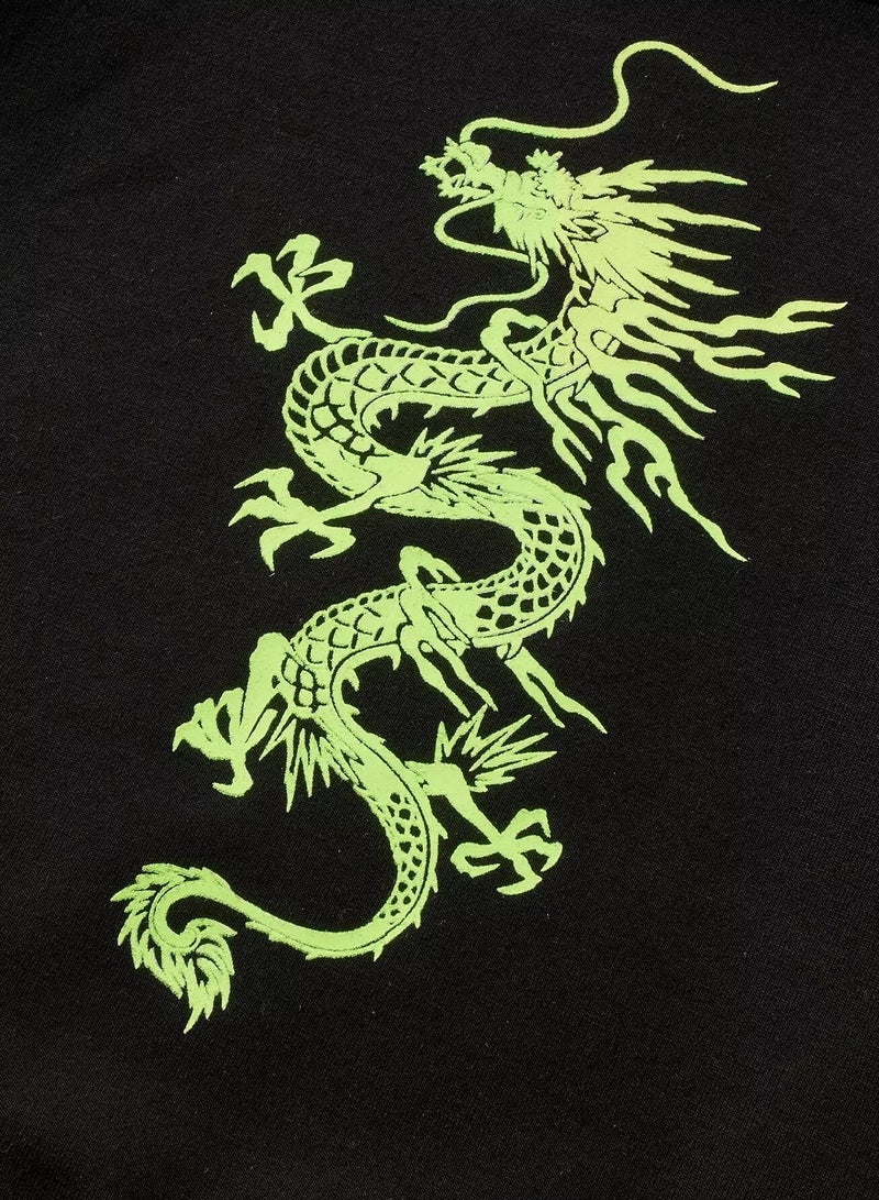 Baby Chinese Dragon Print Hoodie - Image 4