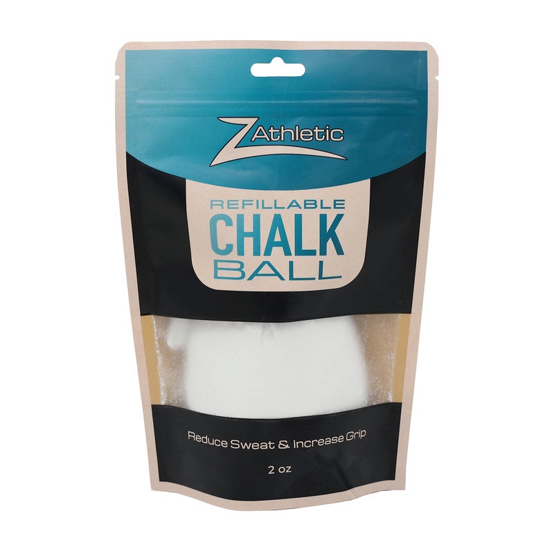 Z-Athletic Z Athletic Gym Chalk Ball for Rock Climbing, Gymnastics, and Weightlifting, 2oz Refillable Ball - Image 2