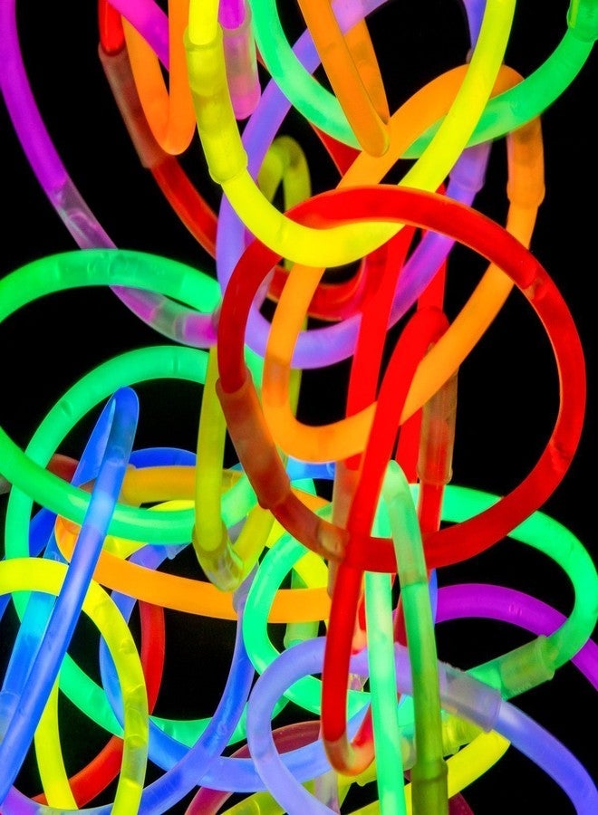 Crazy Sutra 30 Pc Glow in The Dark Sticks Bands Premium Bracelets (Multicolor Colors) [GlowBand30Pc] - Image 2