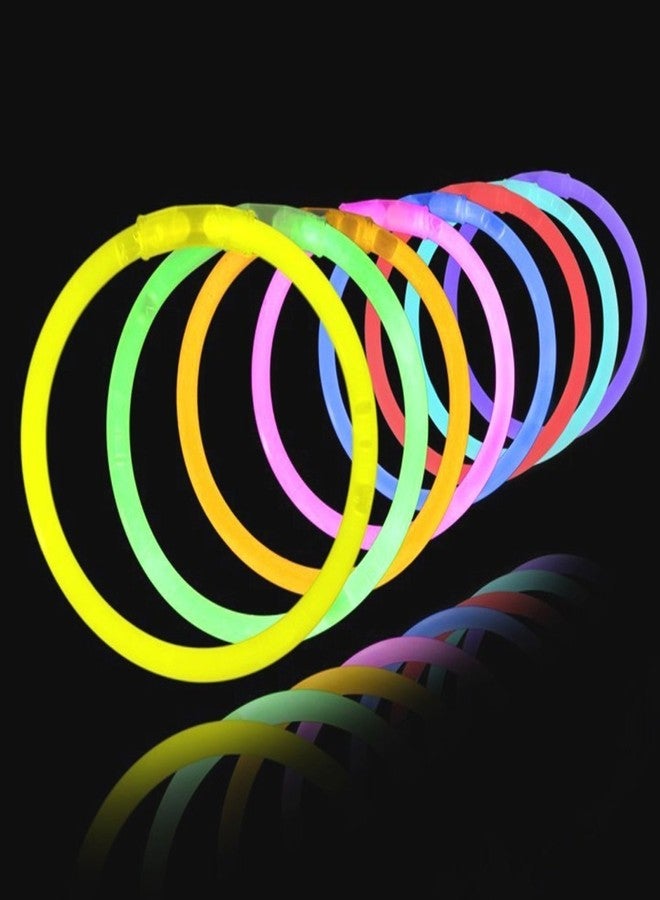 Crazy Sutra 30 Pc Glow in The Dark Sticks Bands Premium Bracelets (Multicolor Colors) [GlowBand30Pc] - Image 1