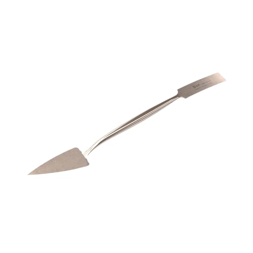 Bon Trowel and Square Tool – 3/4" Forged Steel Blade with Trowel and Square Ends for Detail Work – 8 3/4" Long Hand Tool for Masonry, Stucco, and Decorative Finishing - Image 1