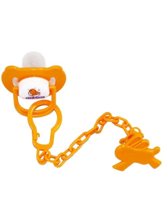 Fly Baby Round Soother With Chain Multi Color