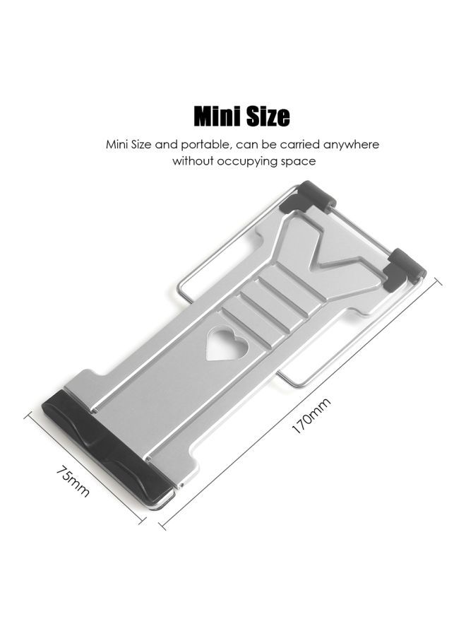 NIBEMINENT Portable Monitor Support Stand Holder Silver  - Image 4