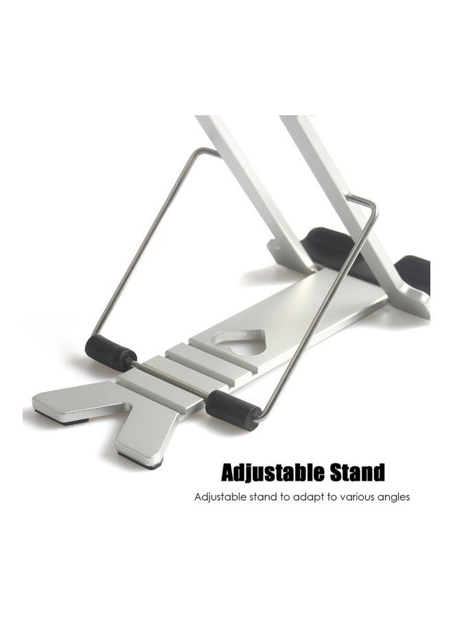 NIBEMINENT Portable Monitor Support Stand Holder Silver  - Image 2