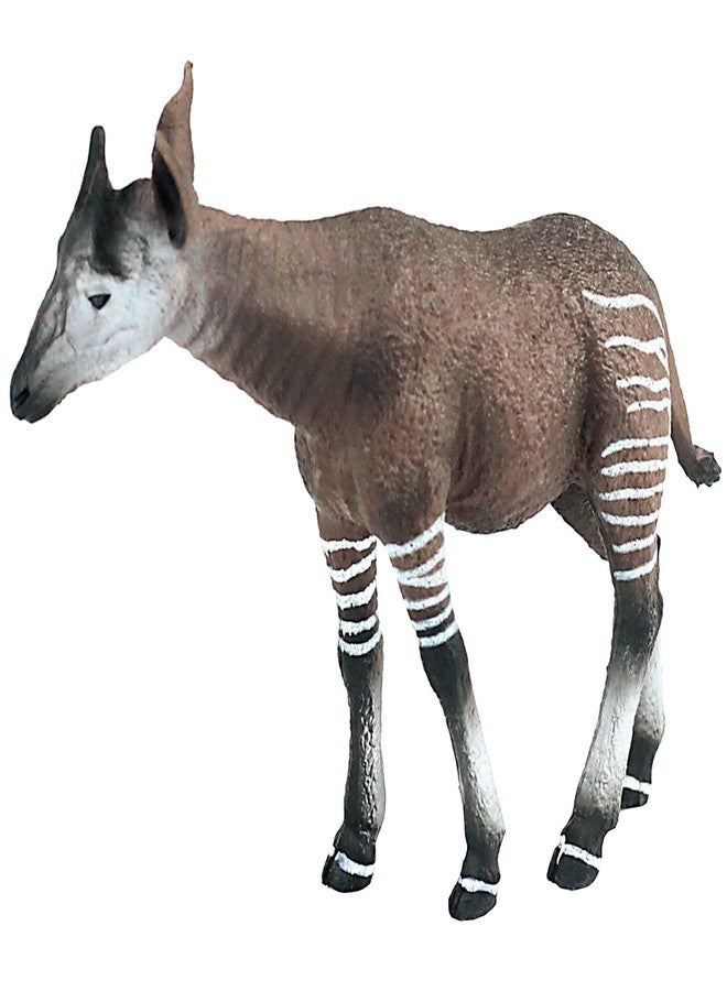FUNSHOWCASE African Jungle Animals Male Okapi Toy Figure Realistic Plastic Figurine Height 3.5-inch - Image 3