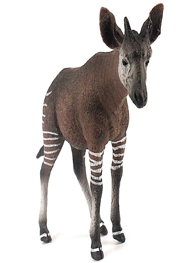 FUNSHOWCASE African Jungle Animals Male Okapi Toy Figure Realistic Plastic Figurine Height 3.5-inch - Image 1
