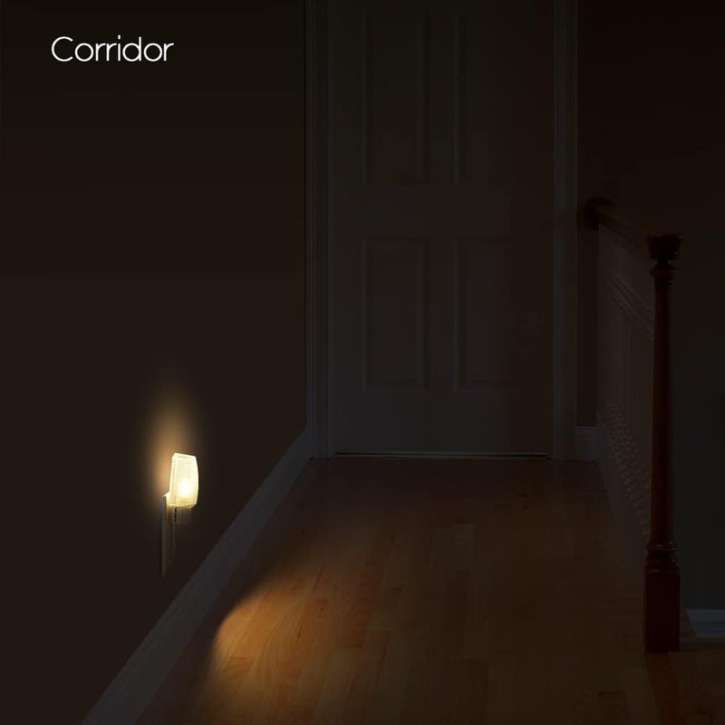 Emotionlite Plug in Night Light Warm White LED Night Lights Dusk to Dawn Sensor Kids Nursery Bedroom Lounge Road Stairs Kitchen UL List 4 Pack - Image 4