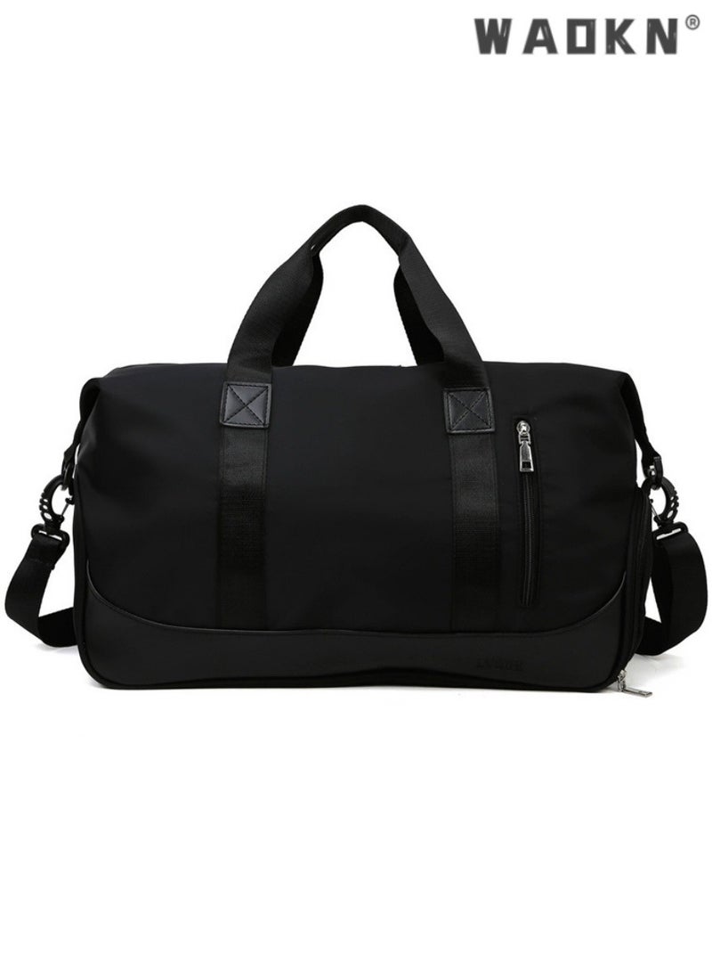 WAOKN Duffle Bag Sports Fitness Travel Unisex Bag Dry and Wet Separation Pocket,Shoulder and Carry On Luggage Bag With Shoe Compartment Multi-function Training,Yoga,Luggage,Gym,for Men and Women  - Image 1