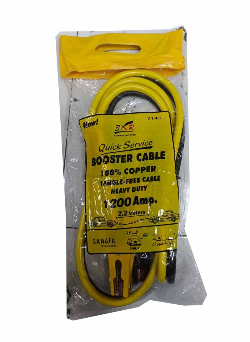 3XR Premium Jumper Cables - 100% Copper 1200Amp Heavy Duty Booster Cables, 2.2M Tangle-Free - Image 2