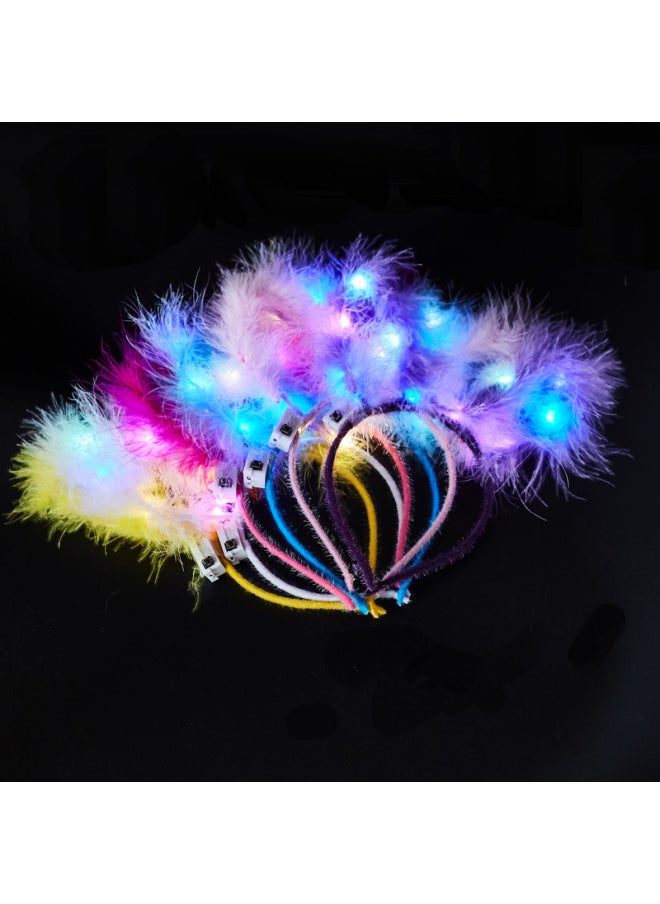 Generic Stall Toy Night Market Explosions Luminous Headband Stall With Light Small Gift Headwear Cat Ear Rabbit Ear Headband Bar-Color:Jk Fox Ears-warm White Lamp (hot Sale At Street Stalls)  - Image 4