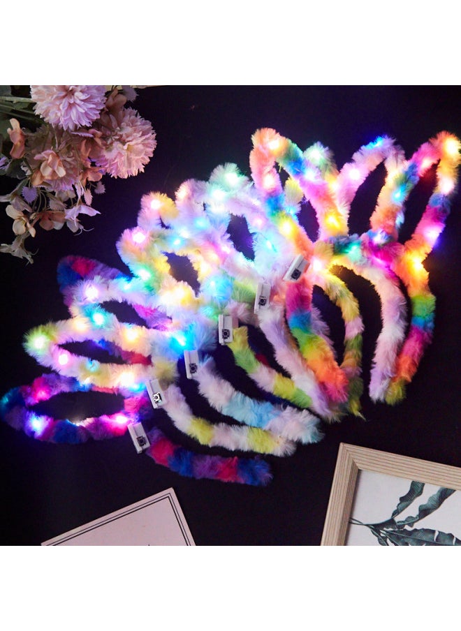 Generic Stall Toy Night Market Explosions Luminous Headband Stall With Light Small Gift Headwear Cat Ear Rabbit Ear Headband Bar-Color:Jk Fox Ears-warm White Lamp (hot Sale At Street Stalls)  - Image 3