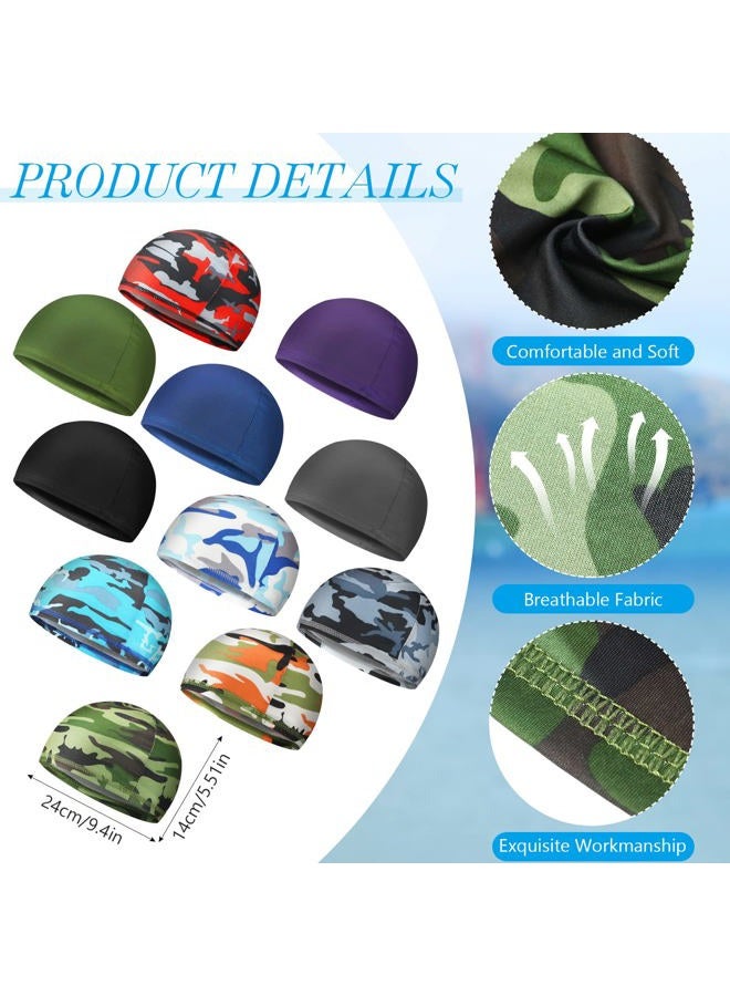 Meanplan 22 Pcs Helmet Liner Skull Cap Men's Cooling Cycling Cap Sports Helmet Cap for Men Women Running Skiing Hat, Classic Style - Image 2