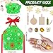 DIYASY Christmas Mini Elf Outfit Accessories Elf Baker Clothes Kit Xmas Doll Props Set Apron Hats Rolling Pin Egg Cookie Tray Mixing Bowl Xmas DIY Craft Gift for Kids - Image 4