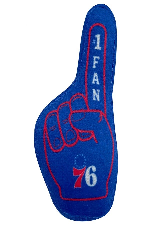 Pets First Best Plush CAT Toy - NBA 76ERS Complete Set of 3 Piece Cat Toys Filled with Fresh Catnip. Includes: 1 Jersey Cat Toy, 1 Basketball Cat Toy with Feathers & 1#1 Fan Cat Toy. Beautiful Team Logos - Image 4