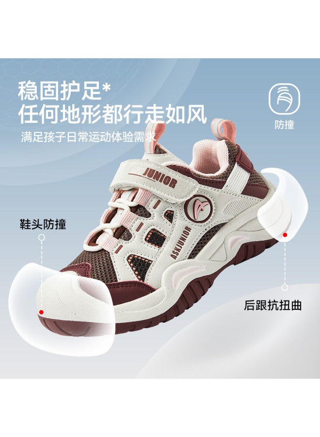 ASK JUNIOR أحذية أطفال للأولاد والبنات أحذية رياضية خريفية جديدة مريحة وقابلة للتنفس من شبكة للأحذية الخارجية للجري - Image 4