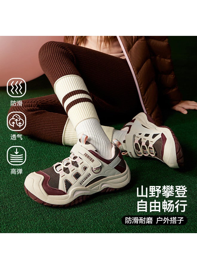 ASK JUNIOR أحذية أطفال للأولاد والبنات أحذية رياضية خريفية جديدة مريحة وقابلة للتنفس من شبكة للأحذية الخارجية للجري - Image 2