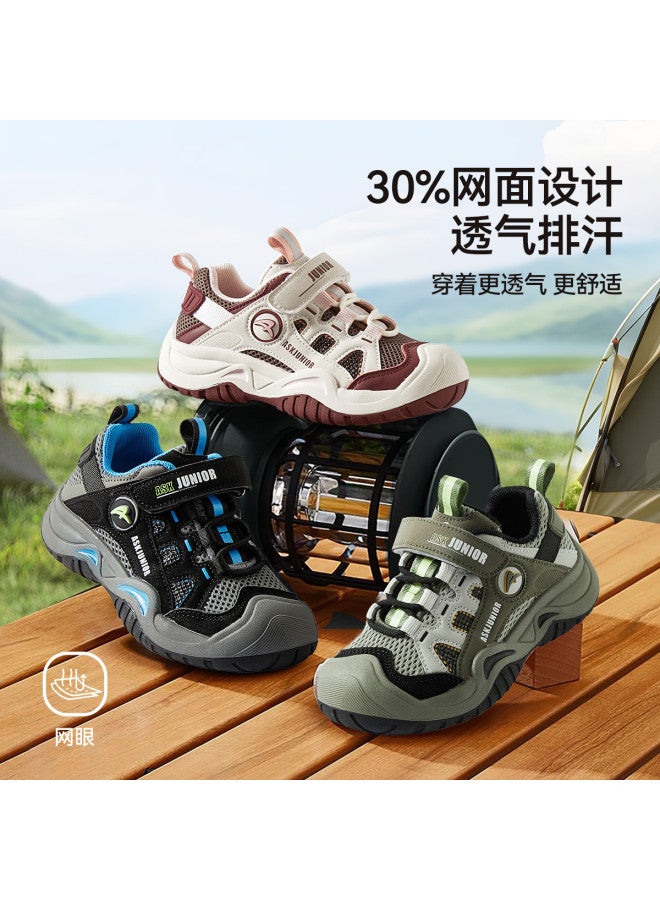 ASK JUNIOR أحذية أطفال للأولاد والبنات أحذية رياضية خريفية جديدة مريحة وقابلة للتنفس من شبكة للأحذية الخارجية للجري - Image 3