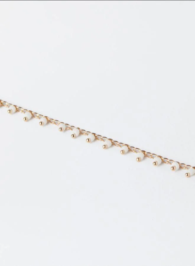 بارفوا سوار خلخال مع خرز