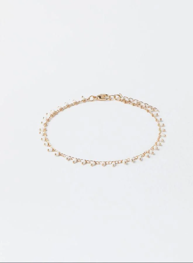 بارفوا سوار خلخال مع خرز