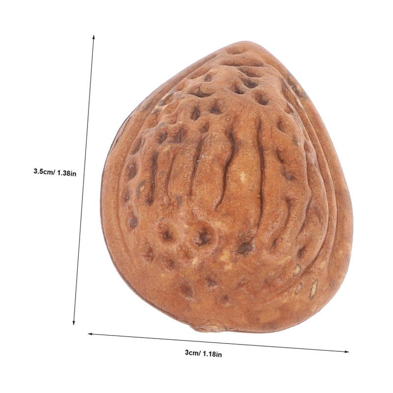 Lifelike Faux Almonds Food Photography Props Home Office Decor 5 Sets 10 Pieces - Image 3