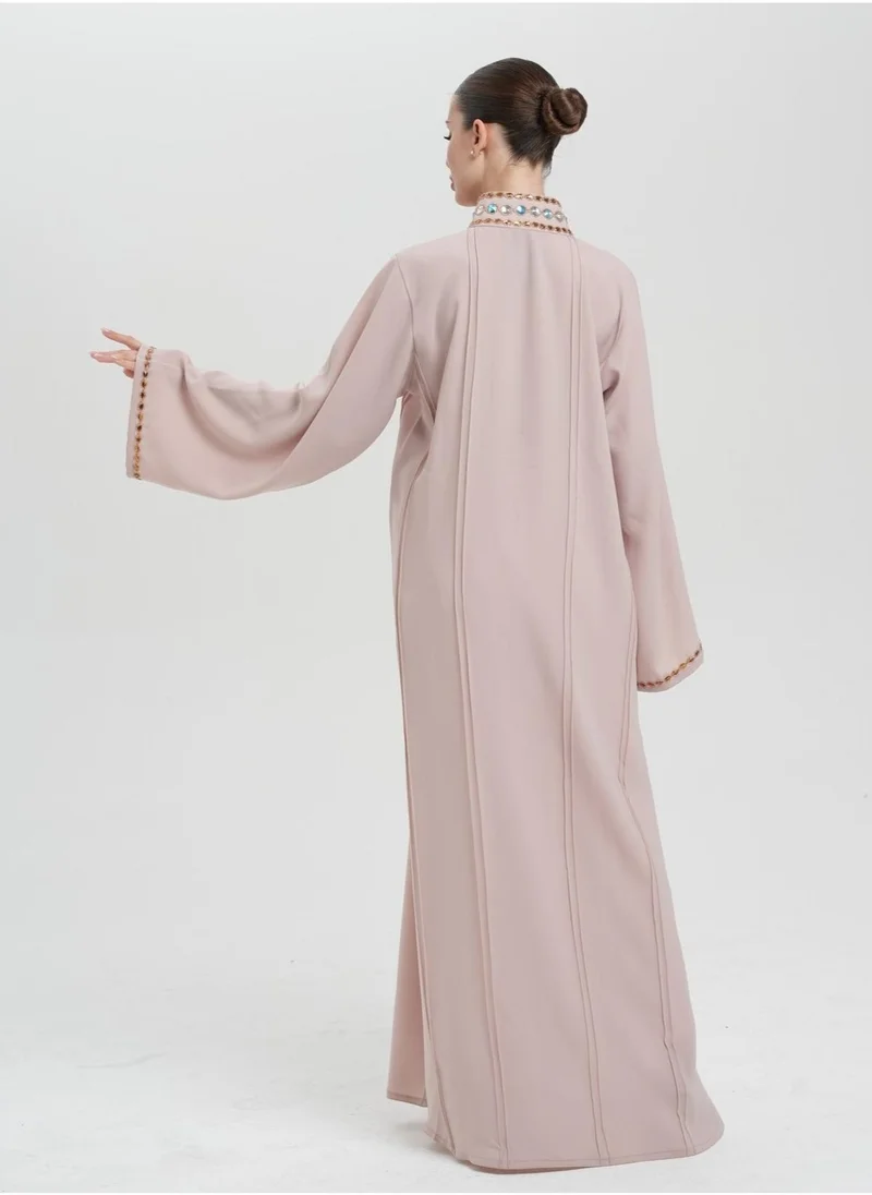 Meem By Mariyah  Closed embellished abaya for Women | Best Price UAE