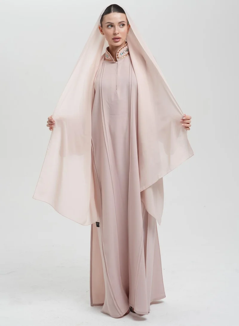 Meem By Mariyah  Closed embellished abaya for Women | Best Price UAE