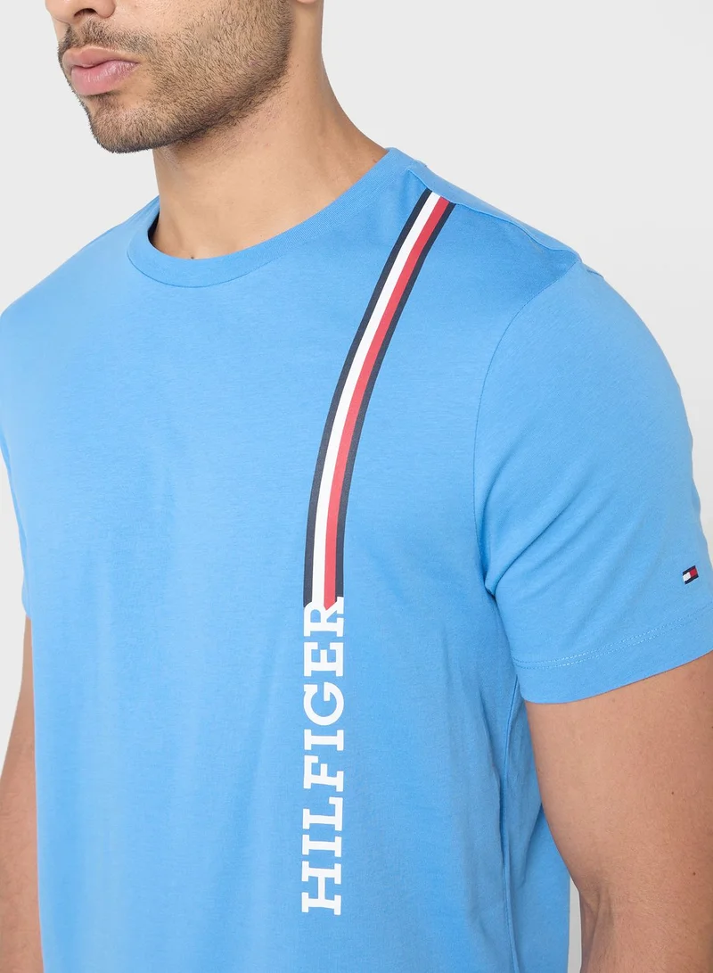 TOMMY HILFIGER Logo Crew Neck T-Shirt