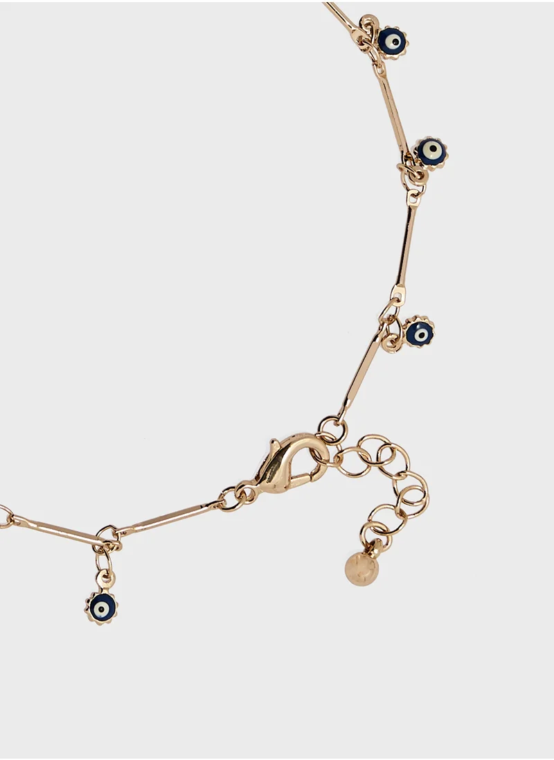 ايلا 3 Pack Mix Evil Eye  Anklet