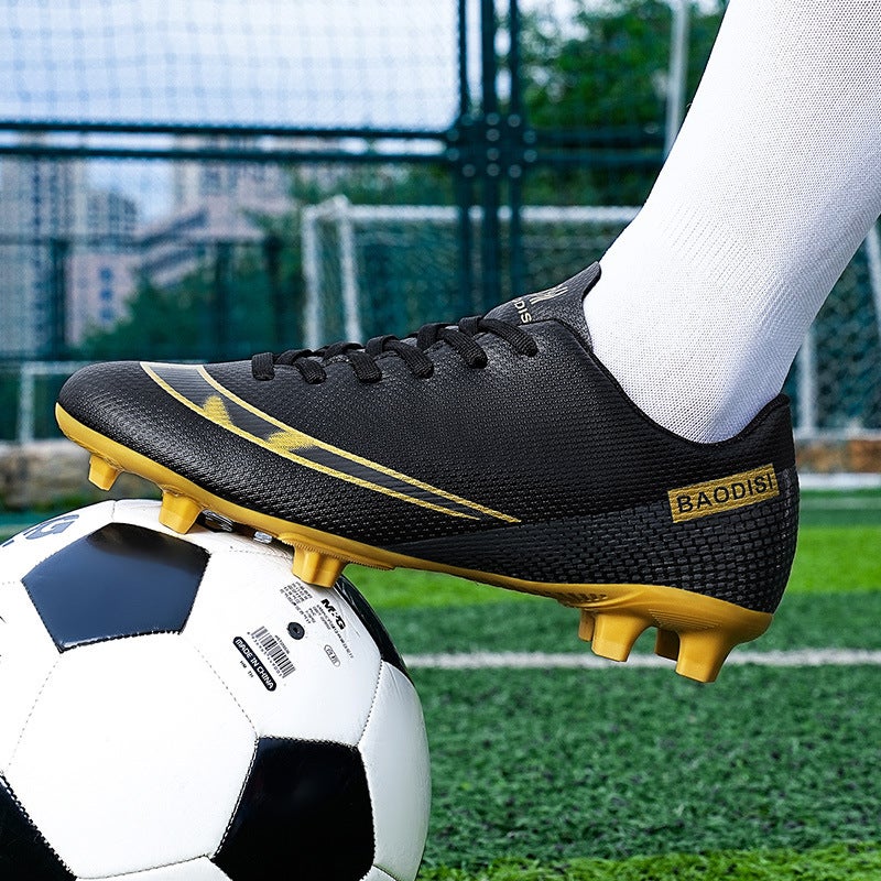 Large Size Low-Top Football Shoes For Teenagers And Students, Lightweight Competition Training Shoes, Medium And Large Children'S Long Spike Sports Shoes - Image 2