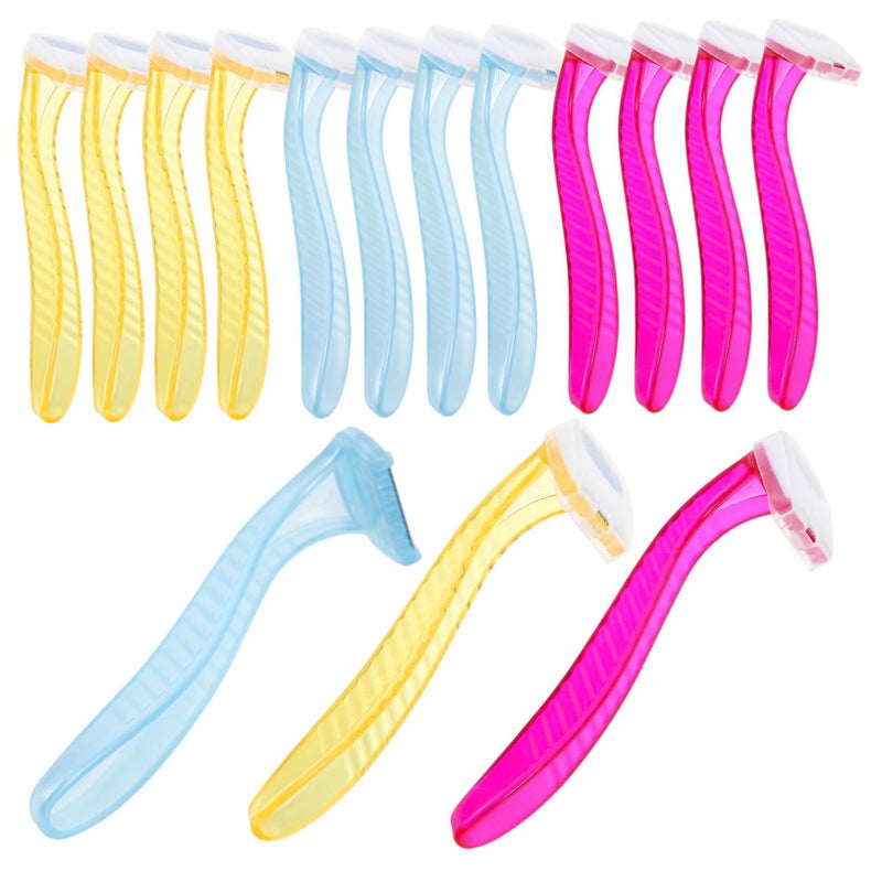 15Pcs Manual Body Shavers Women Armpit Leg Bikini Hair Trimmer Gentle Travel Grooming Kit - Image 2