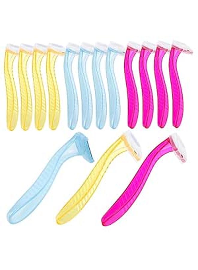 15Pcs Manual Body Shavers Women Armpit Leg Bikini Hair Trimmer Gentle Travel Grooming Kit - Image 1