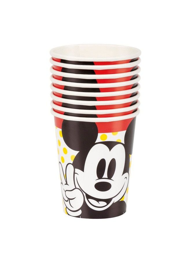 Unique أكواب ورقية من ديزني ميكي ماوس 9 أونص - عبوة من 8 - Image 1
