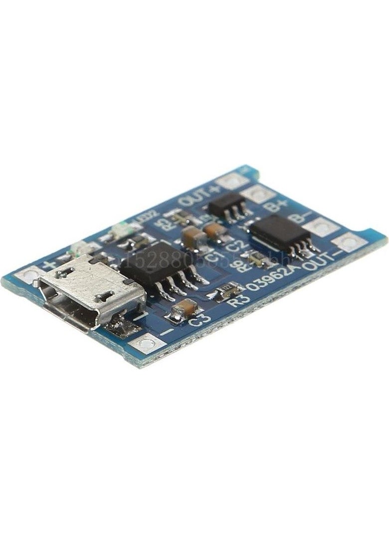 Profisher - 03962A 18650 Lithium Battery 3.7V Charging Card 1A Protection Mini USB Output - Image 1