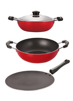 Nirlon Nonstick Bpa Free Concave Tawa and Karahi Combo Essential Set, 2.6mm_CT11_KD14_DKD(M) - pzsku/Z94E88C40DE3D81922EA6Z/45/_/1740118736/09ead059-ac51-4e0e-8cdd-48257d9324dc